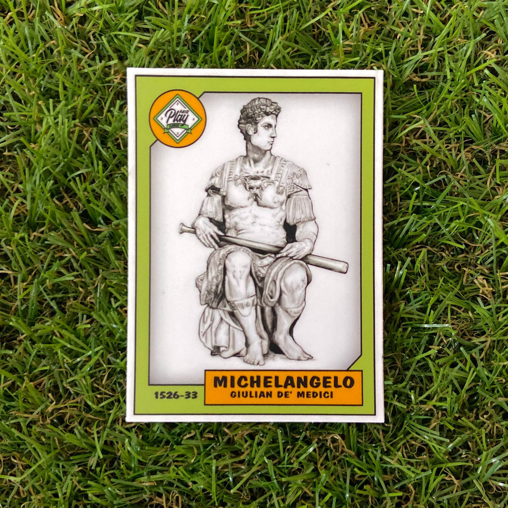 Michelangelo Sticker Card