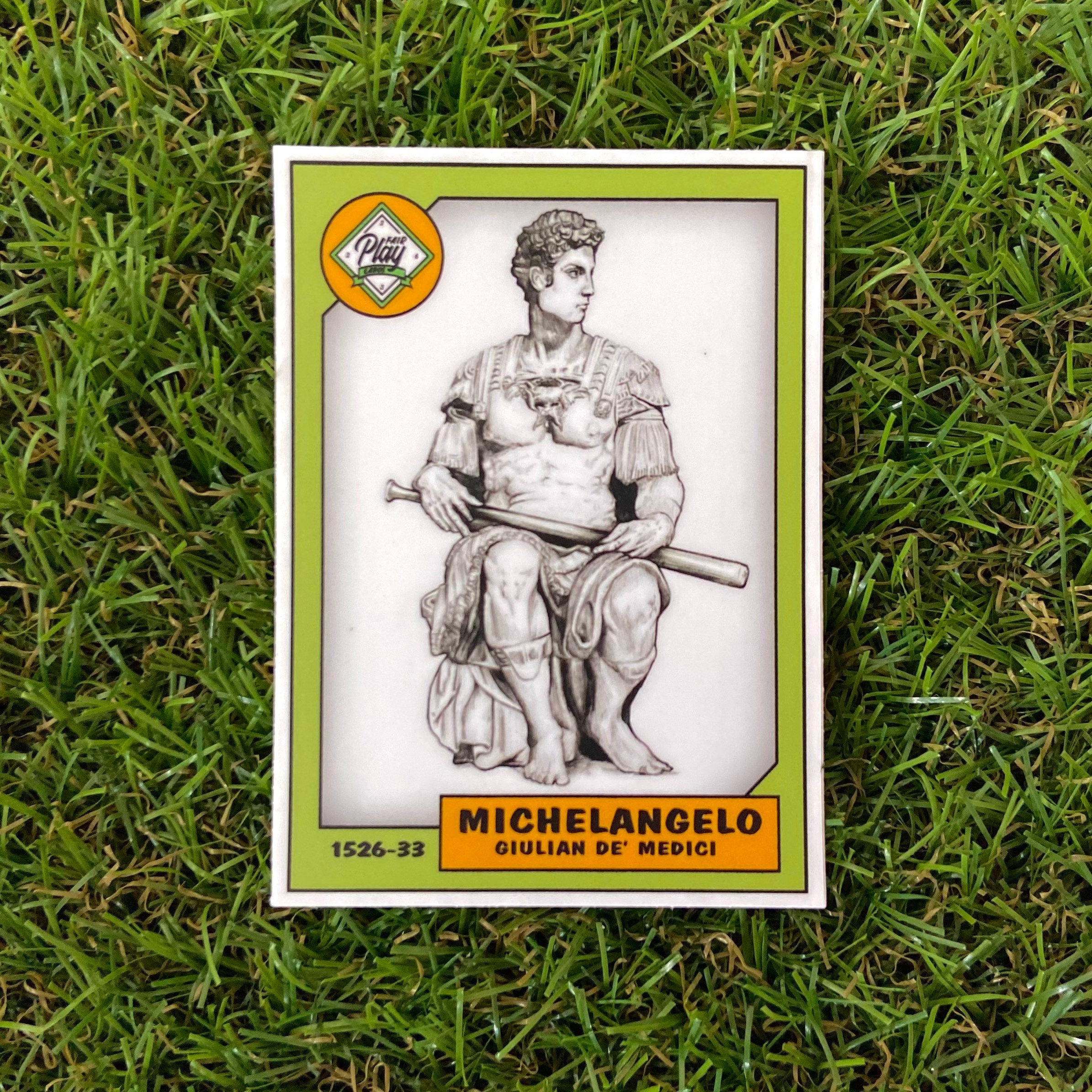 Michelangelo Sticker Card