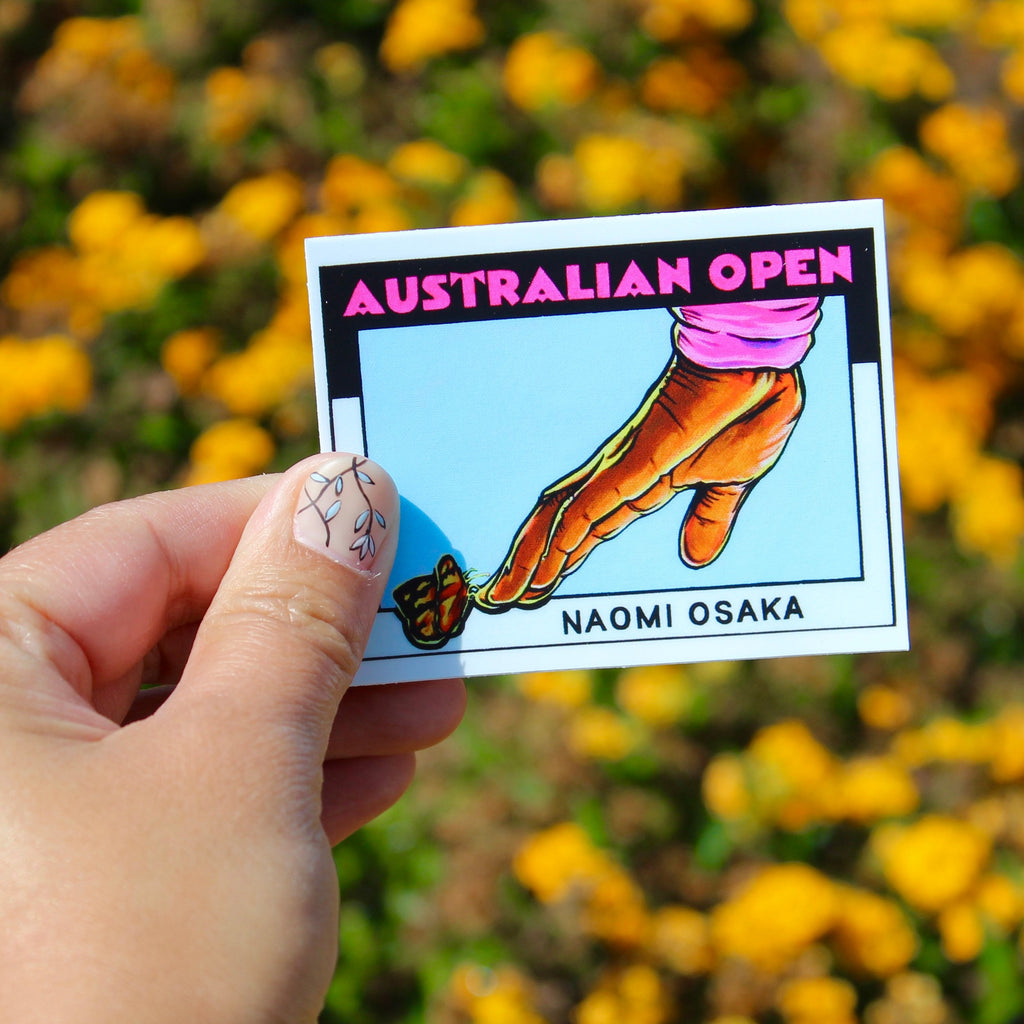 Naomi Osaka Sticker Card