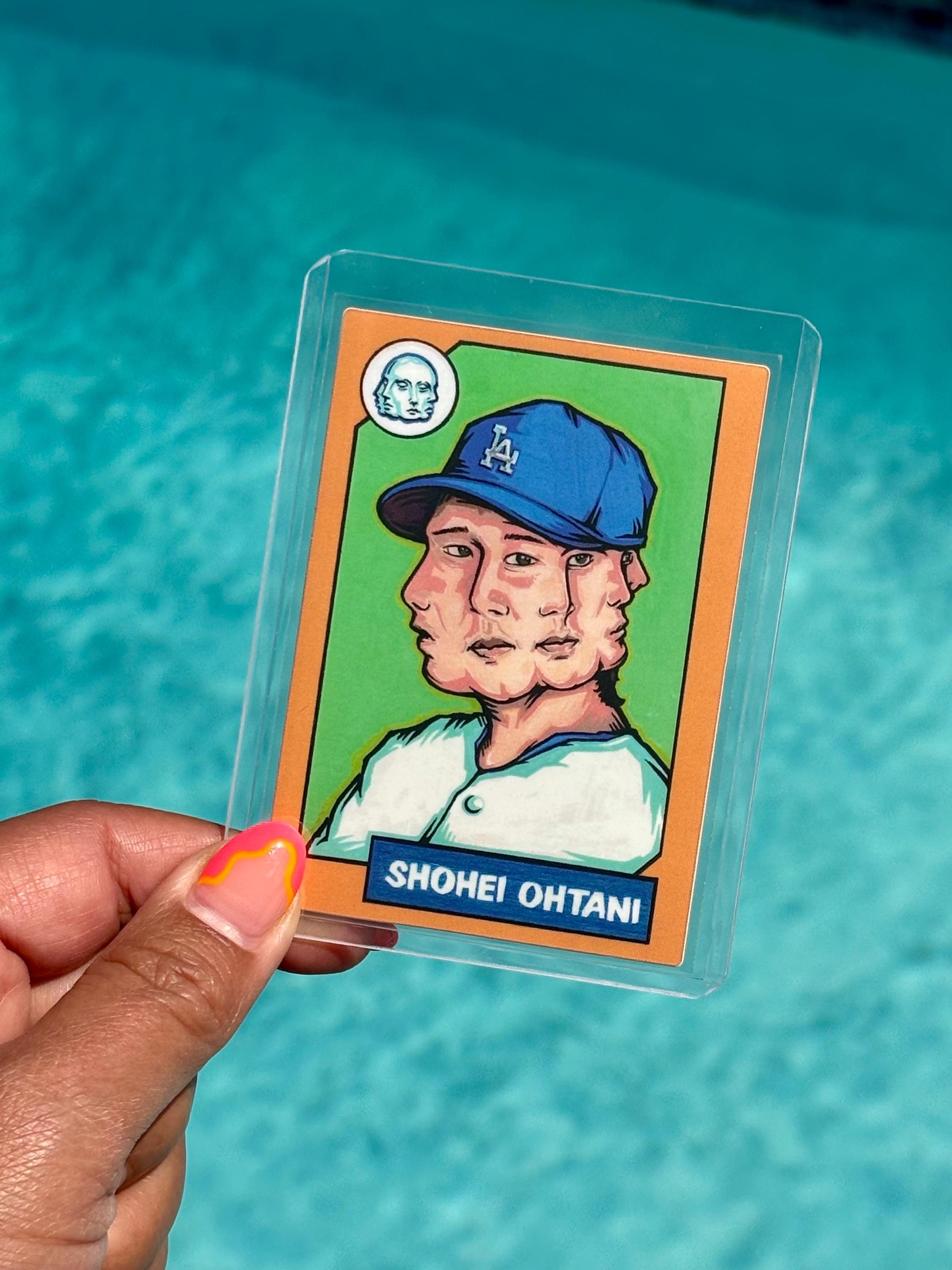 Shohei Ohtani "Faces" Sticker Card (2.5 x 3.5 inch)
