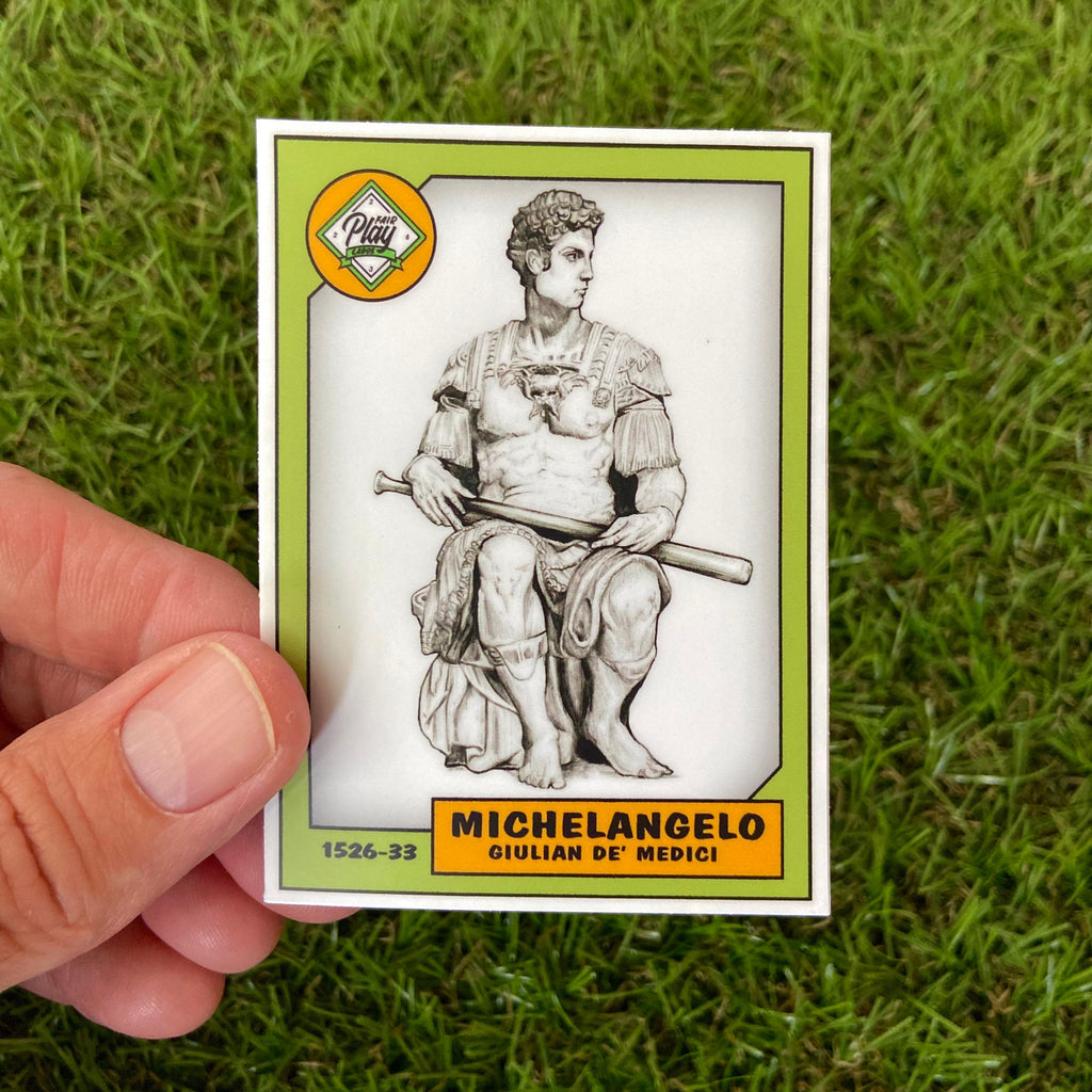 Michelangelo Sticker Card