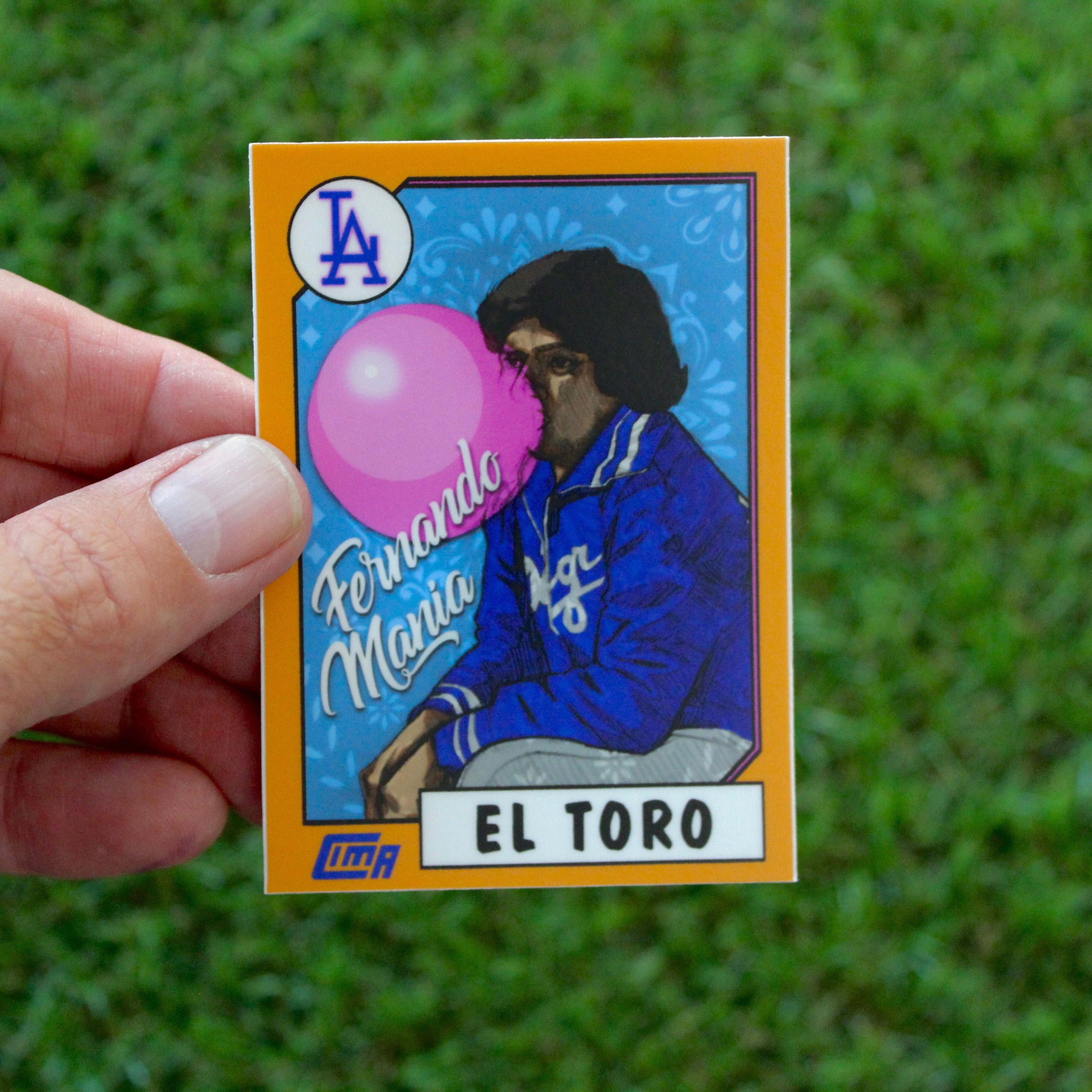 Fernando Valenzuela “El Toro” Sticker Card