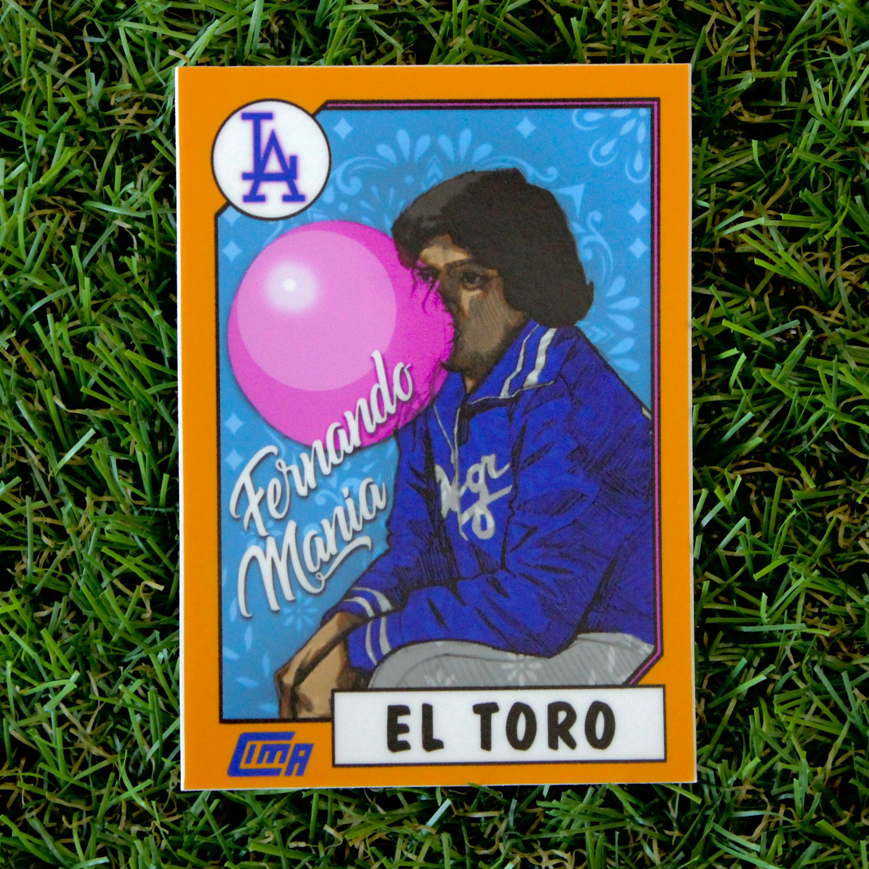 Fernando Valenzuela “El Toro” Sticker Card