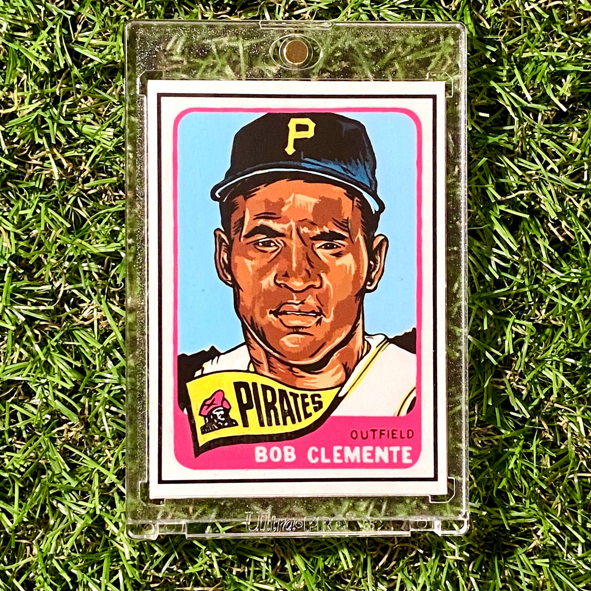 Roberto Clemente Sticker Card (2.5 x 3.5 inch)
