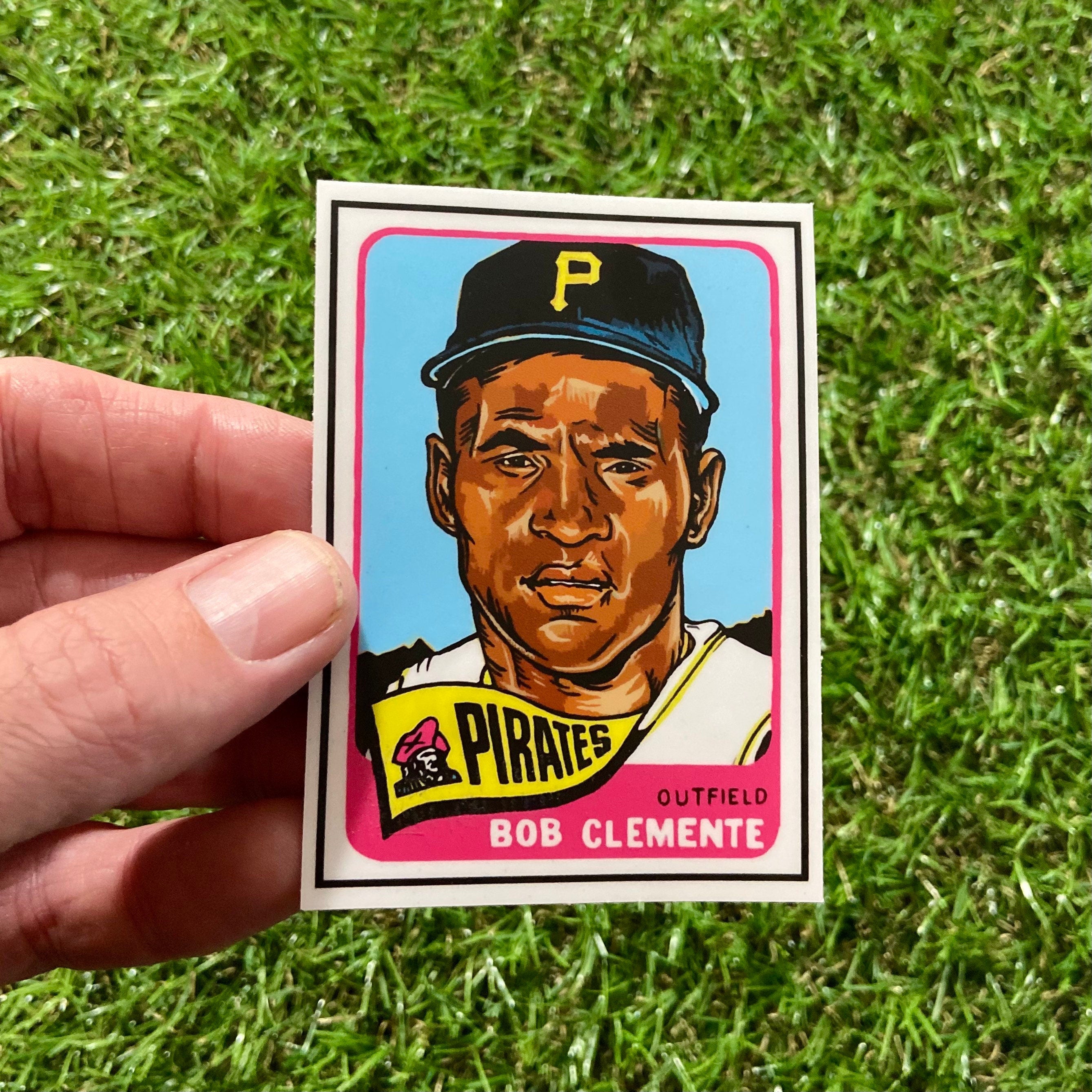 Roberto Clemente Sticker Card (2.5 x 3.5 inch)