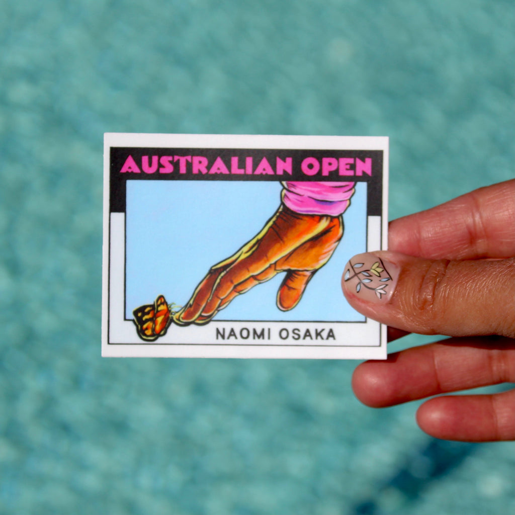 Naomi Osaka Sticker Card