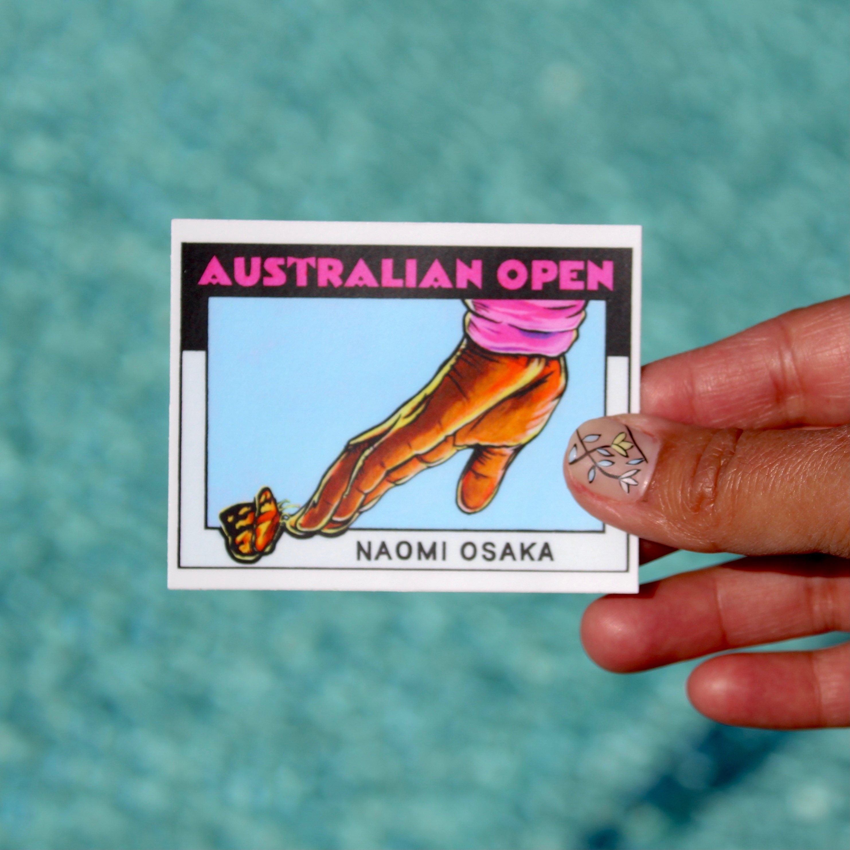 Naomi Osaka Sticker Card