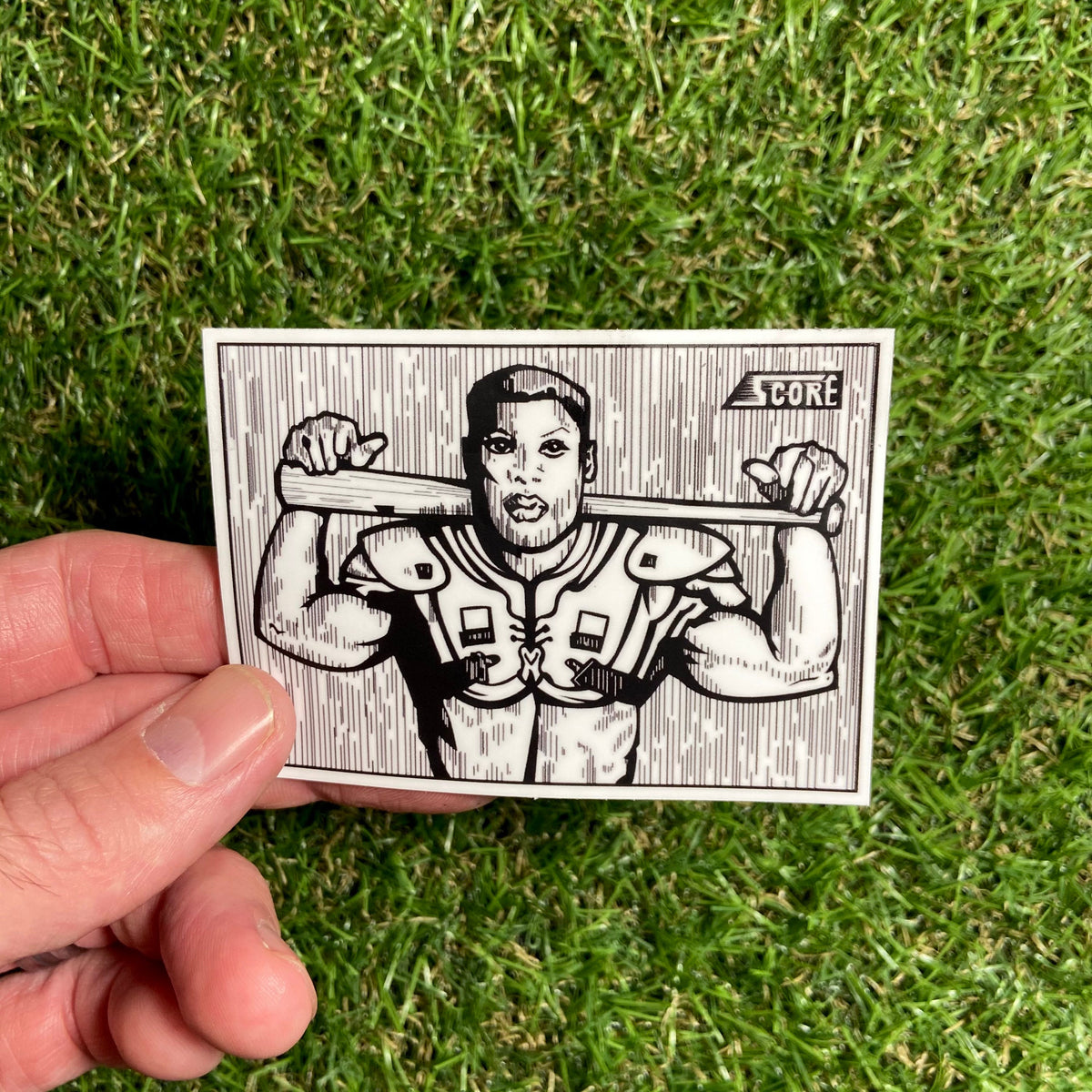 Bo Jackson Sticker Card