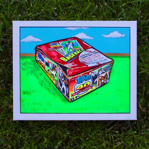 1991 Topps Damaged Bubble Gum Box