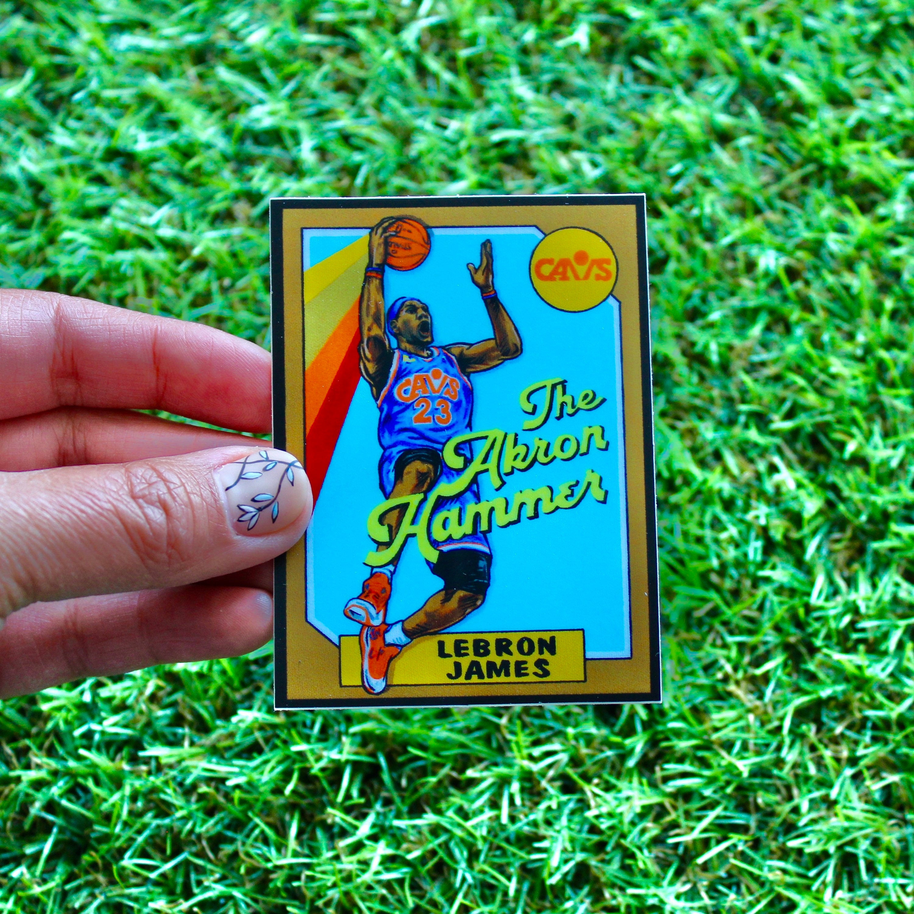 Lebron James 1987 Topps Sticker Card