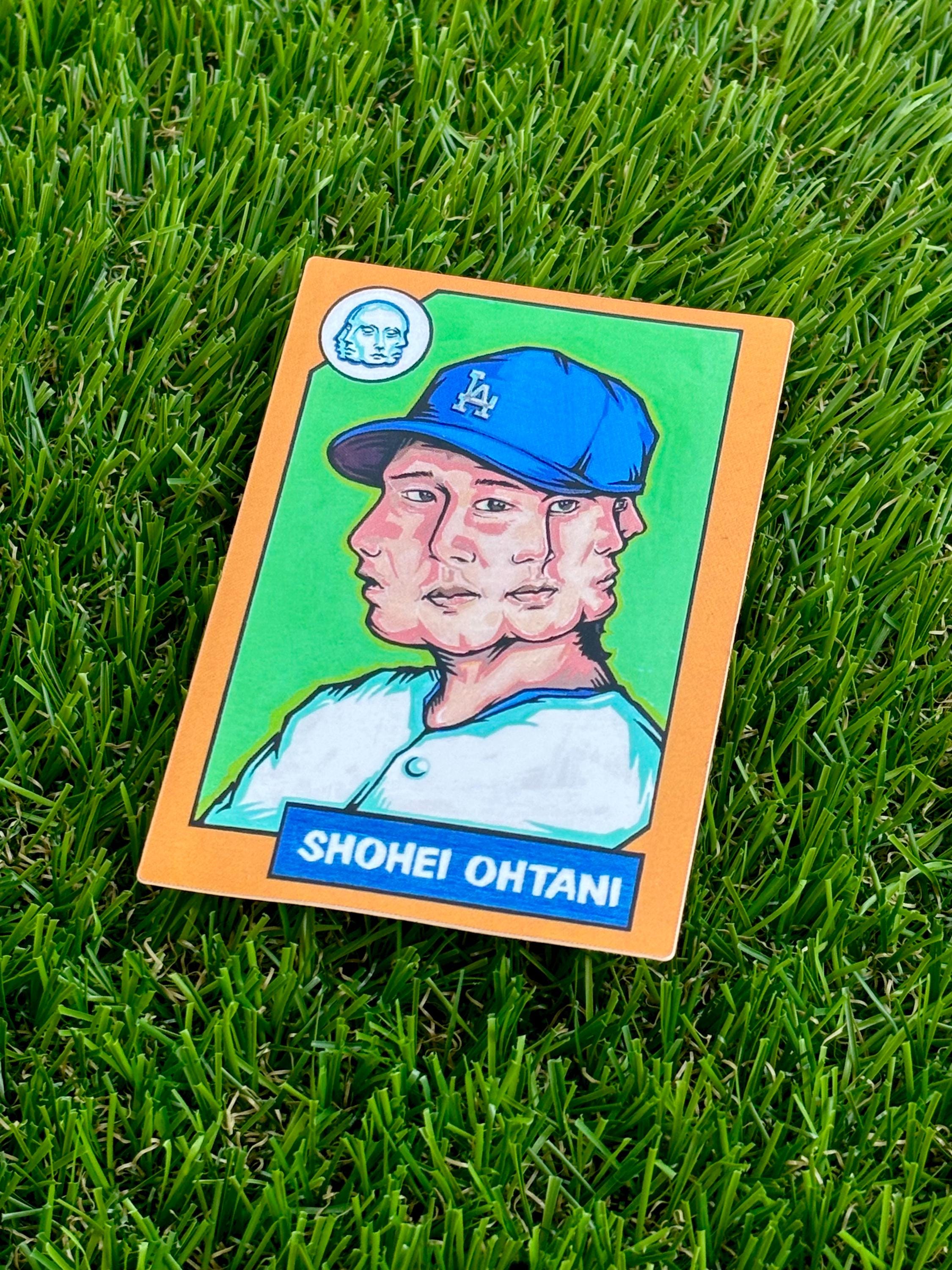 Shohei Ohtani "Faces" Sticker Card (2.5 x 3.5 inch)