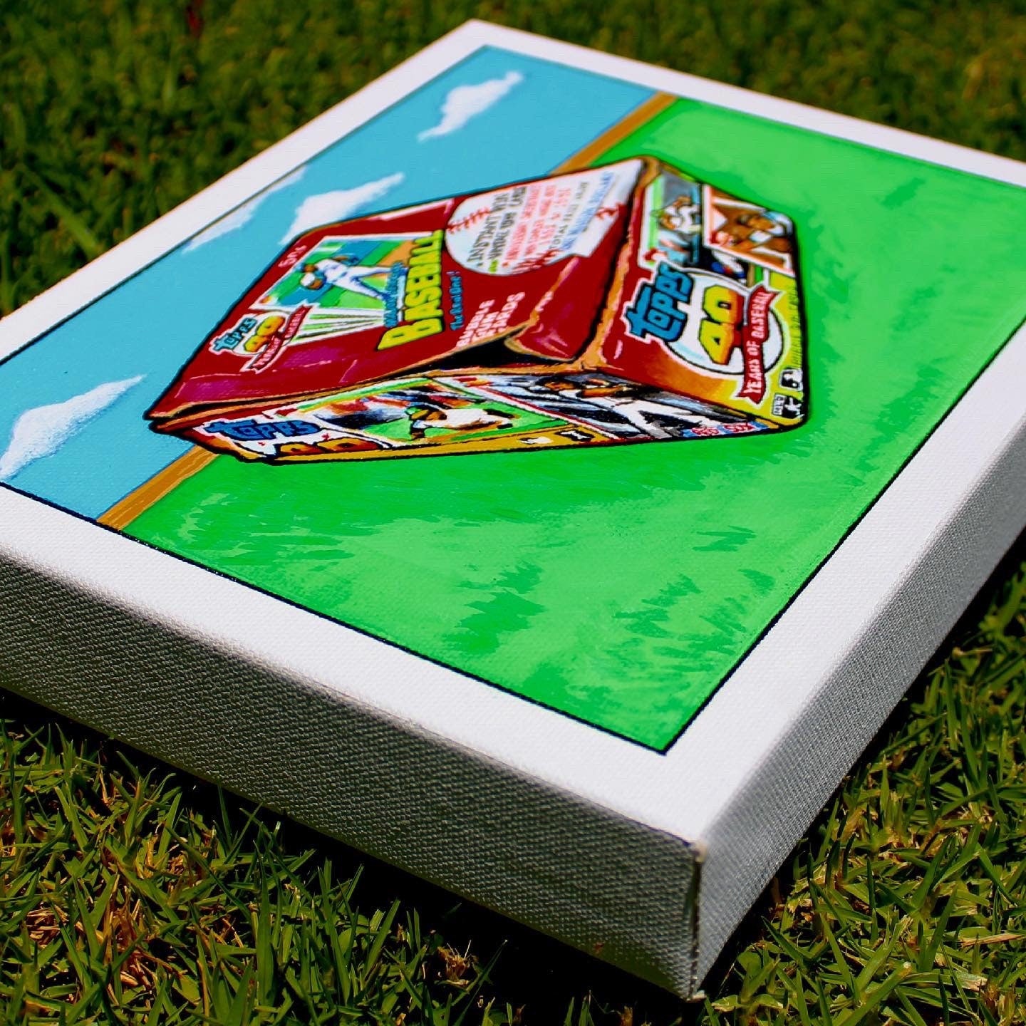 1991 Topps Damaged Bubble Gum Box