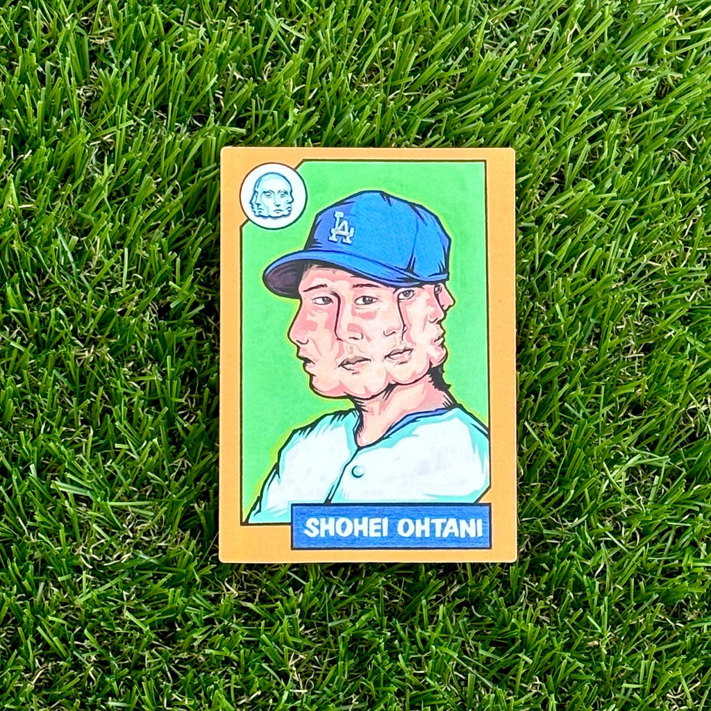 Shohei Ohtani "Faces" Sticker Card (2.5 x 3.5 inch)