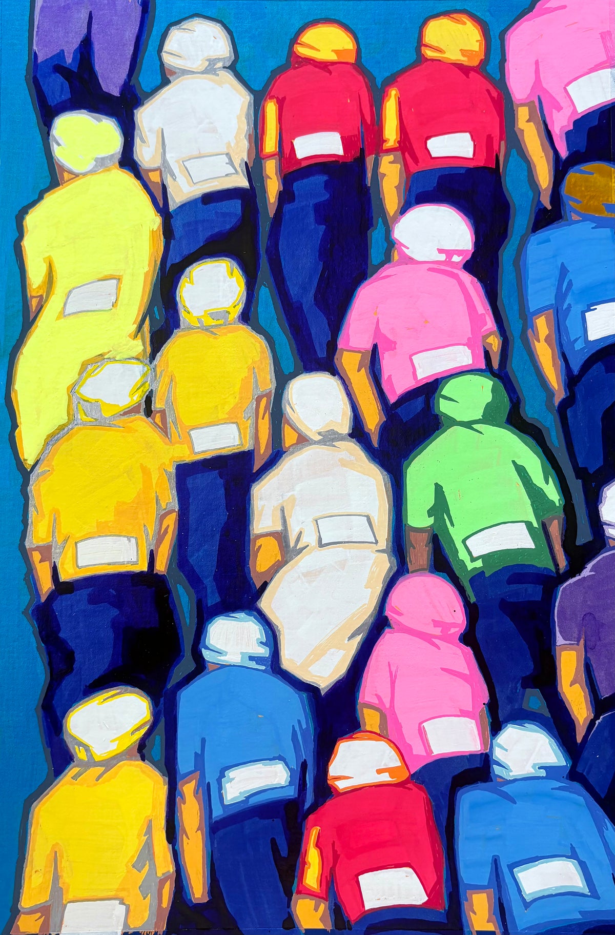 SIGNED PRINT - Tour De France Peleton 2025  - FairPlayCards