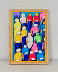 ORIGINAL Painting - Peleton 2025 -  By Peter Wise - FairPlayCards